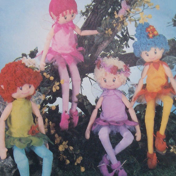 vintage 3164 Simplicity HERSELF THE ELF toy sewing pattern (uncut) (80s)