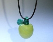 Green Apple Glass Pendant : Disaster Relief