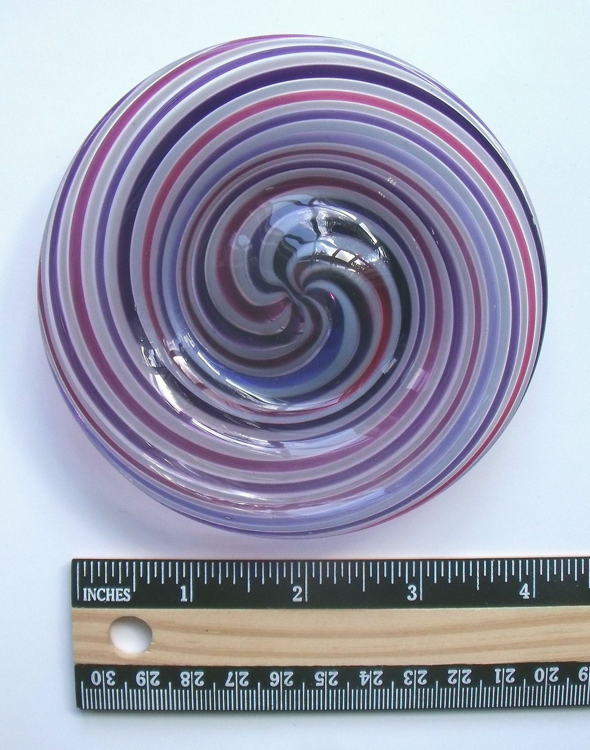 Mini Platter - Pink White Purple stripe : DISASTER RELIEF