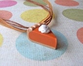 Pumpkin Pie Necklace