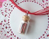 Peppermint Candy Jar Necklace
