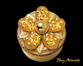 GOLDEN CRYSTAL Treasure Box, One Of A Kind, With A Free Gift