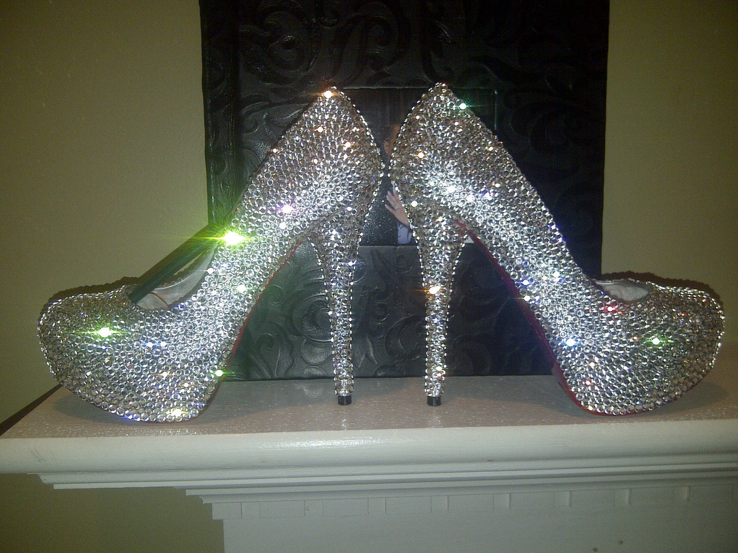 Handmade Genuine Swarovski Crystal Shoes