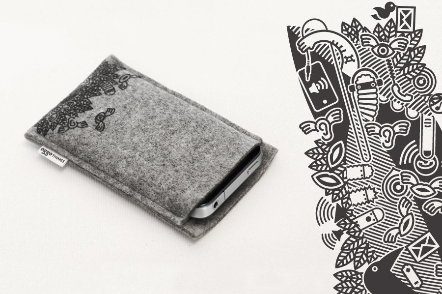 Iphone 4, 4S, 3G, 3GS, ipod touch case with things