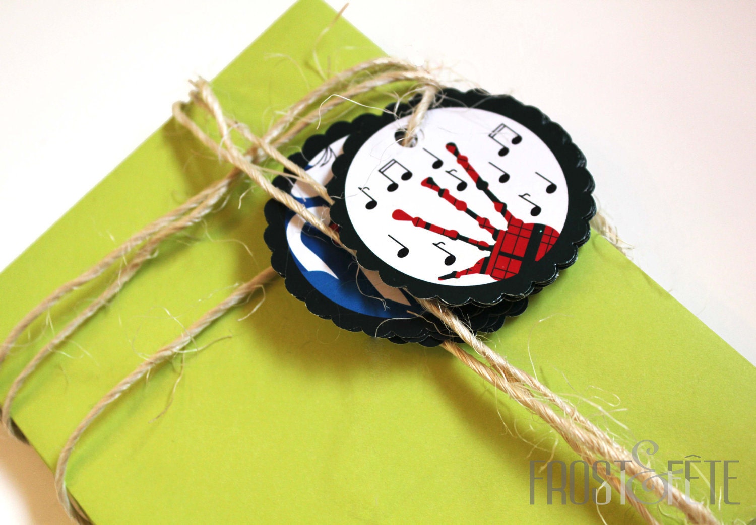 12 Days of Christmas gift tags, set of 12