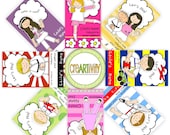 Personalized Character Calling Card - Mommy Card - Gift Cards