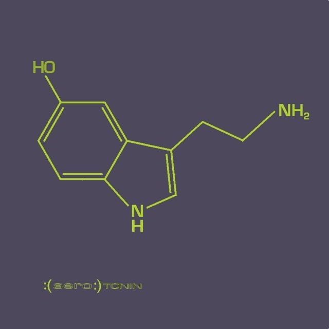 Serotonin Molecule T-Shirt