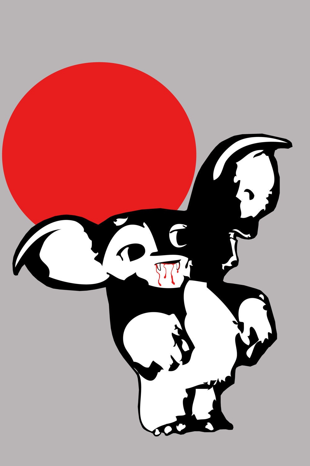 Gremlins Art Print of Drizmo Size B