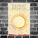 Lord of the Rings movie poster movie art film print LOTR art poster print 11x17 Lord of the Coffee Rings