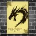 Game of Thrones retro poster minimalist art movie poster print art poster print 11x17 House Targaryen