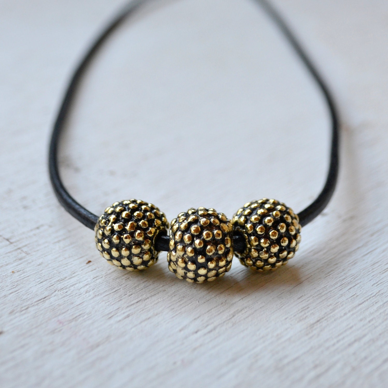 CORA rope and bead necklace