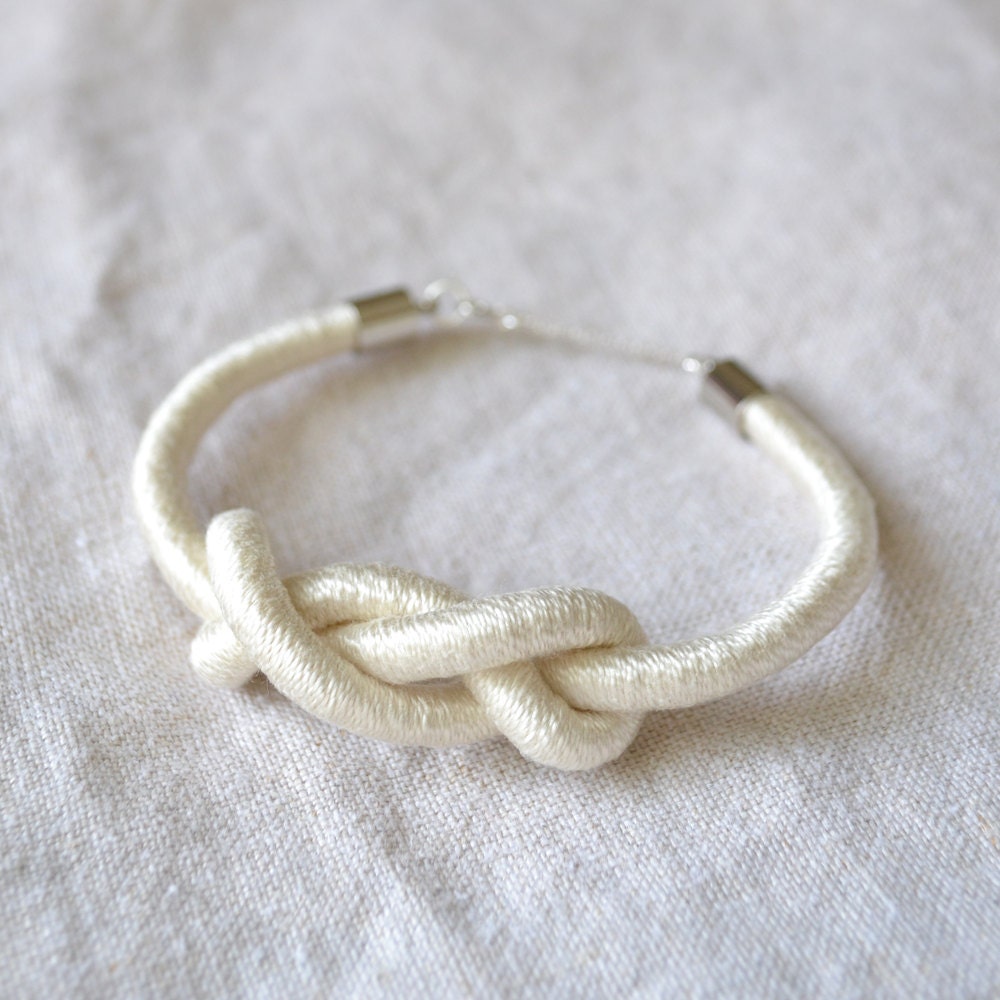 SHAKTI rope knot bracelet // natural