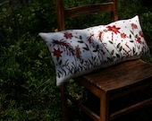 SPRING RIGHT - Hand Embroidered Pillow Case  - Let the Garden Advent