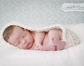 Crochet Baby Cacoon, photo prop