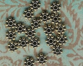 50pc-Antique Gold Tierra Cast 4mm Bali Heishee