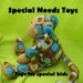 CUSTOM Special Needs Plush Toys: Hearing Aid, Weighted Toys, Prosthesis, gtube, cochlear, sensory processing disorder, autistic