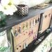 Jewelry Organizer Wall Display Shelf Message Board.. "Black Satin & Ivory" with Nickel or You Choose Color