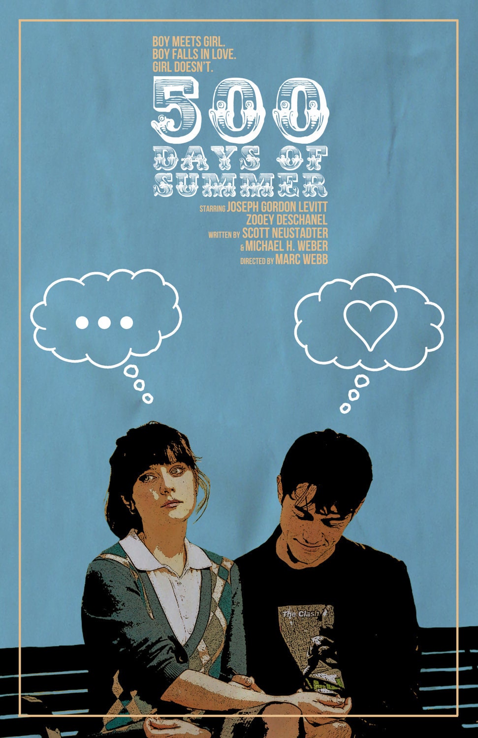 500 Days of Summer Film Poster v3