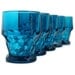 vintage juice glass - set of five Georgian in bluenique