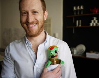 Personalised Felt Zombie