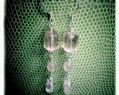 In the pink - Czech glass and sterling silver earrings - Shades of Spring
