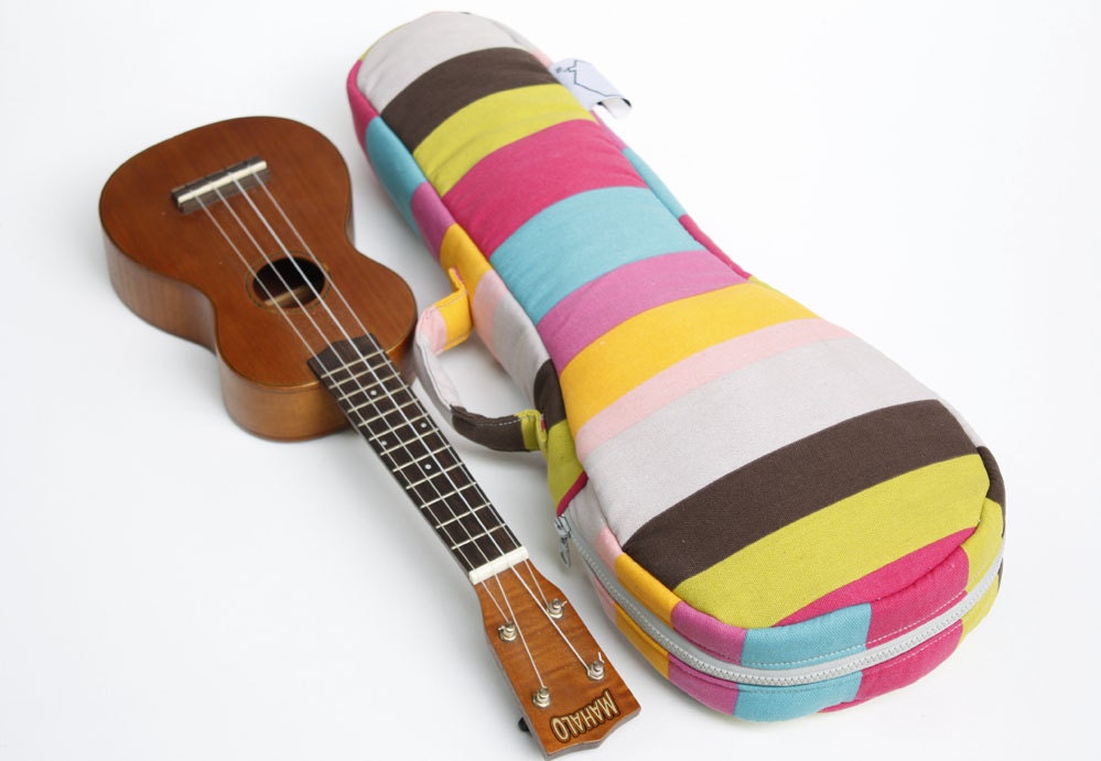 Colorful Pop - -Ukulele Case (Soprano Size) Ready to ship