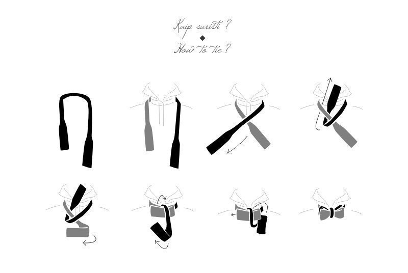 Double-sided bow tie