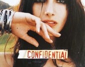 Confidential Secret Admirer: Valentine Collage Note Card on High Quality Recycled Cardstock