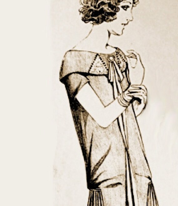 1920s sewing patterns splendid neck and collar lines by contrapunt 1920 s sewing patterns 432x500 il 570xN.302918222 1920 S Sewing Patterns