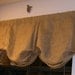 Lined Burlap Box Pleat Balloon Valance with Rod Pocket 85" to 108"