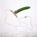 Green Glass Pendant Horn Necklace Bead Bar Sterling Silver Jewelry Fashion Jewellery Chain Unique Handmade Unique Horn Leaf Gifts N-116