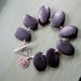 Black Bracelet Sterling Silver Penny Charm Fashion Jewelry Custom Jewellery Beaded Chunky Handmade Jasper Gemstone BR-TBM