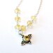Yellow Citrine Necklace November Birthstone Sterling Silver Jewelry Chain Jewellery 925 Natural Gemstone Pendant Drop N-197