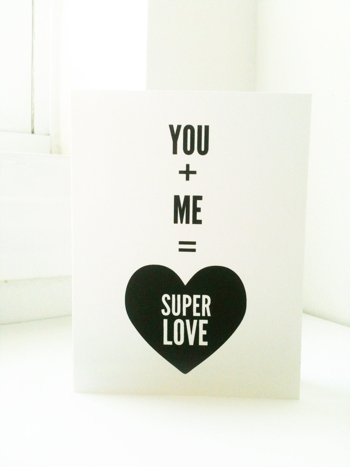 SUPER LOVE Card.