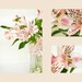 Alstroemeria photograph, pink flowers, bouquet, pastel colours, fine art, set of 3, 16x12, 8x10, Giclée, titled: Alstroemeria II
