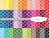 Digital Scrapbooking Paper  --  Rainbow Honeycomb Small -- INSTANT DOWNLOAD