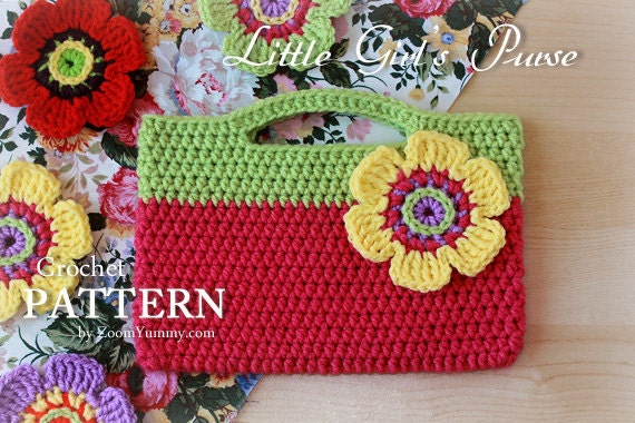 Crochet Pattern Little Girl's Purse