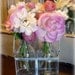 Wedding Table Centerpiece Flower Vase 2 Milk Bottles in a Distressed and Painted Metal Crate Personalized Heart (your color of choice)