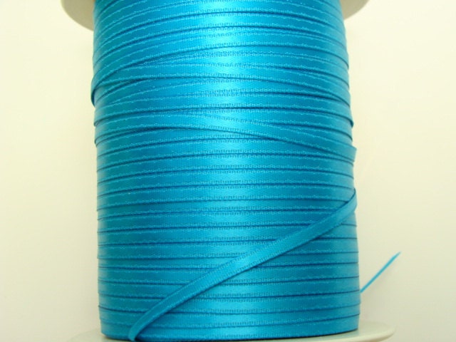 10 yds of 1/8" Satin Ribbon in Turquoise