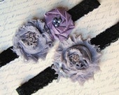Garter Set in Black and Custom Colors