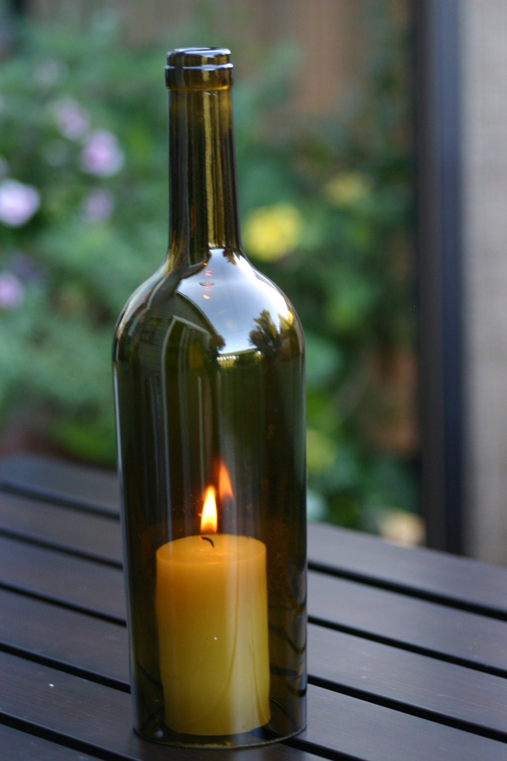 Wine Bottle Candles