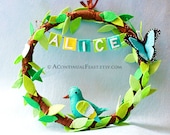Door Wreath&Wall hanging, Custom name