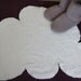 Cloud Bathroom Mat: Fluffy white Cotton