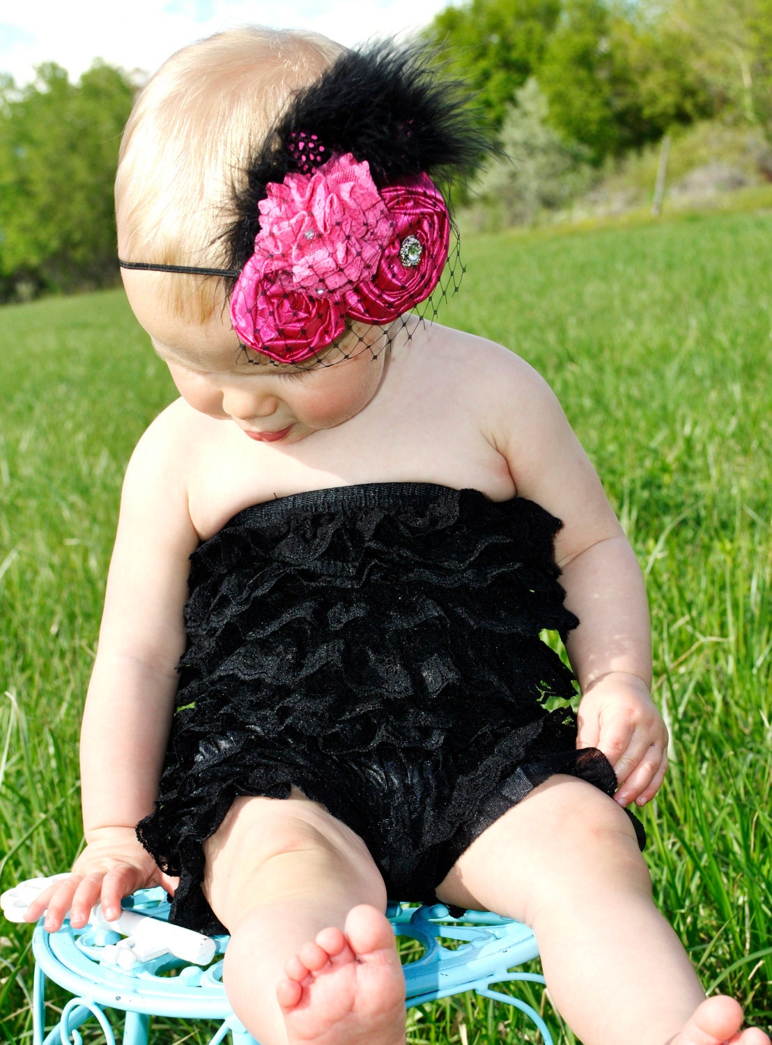 Petti Romper - Black