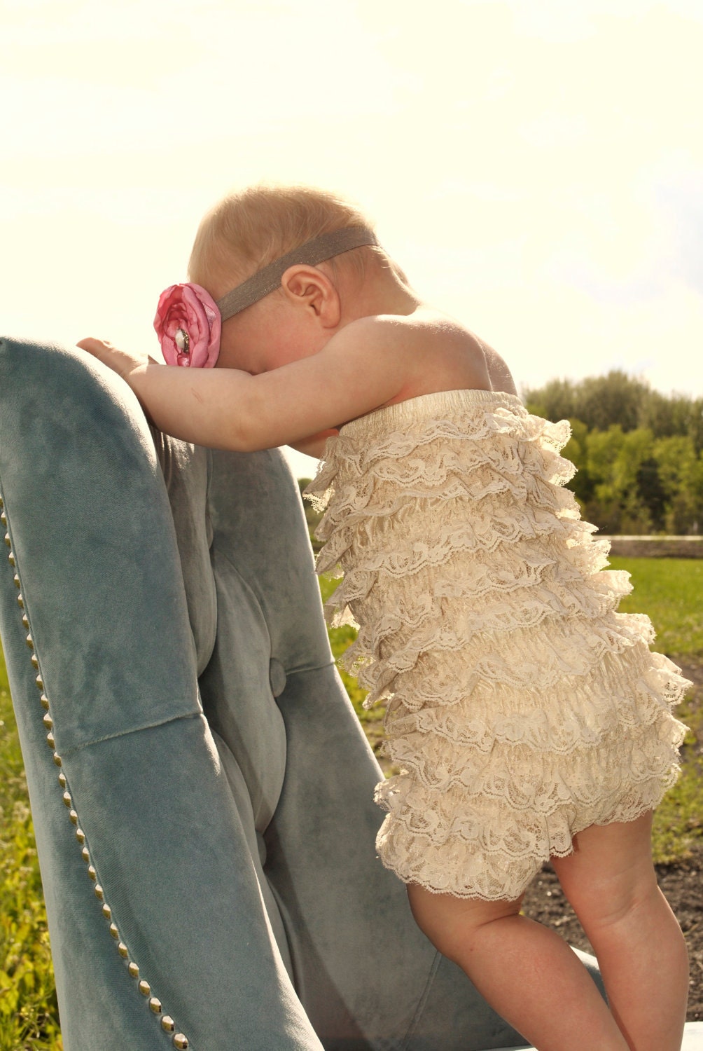 Ivory Petti Romper