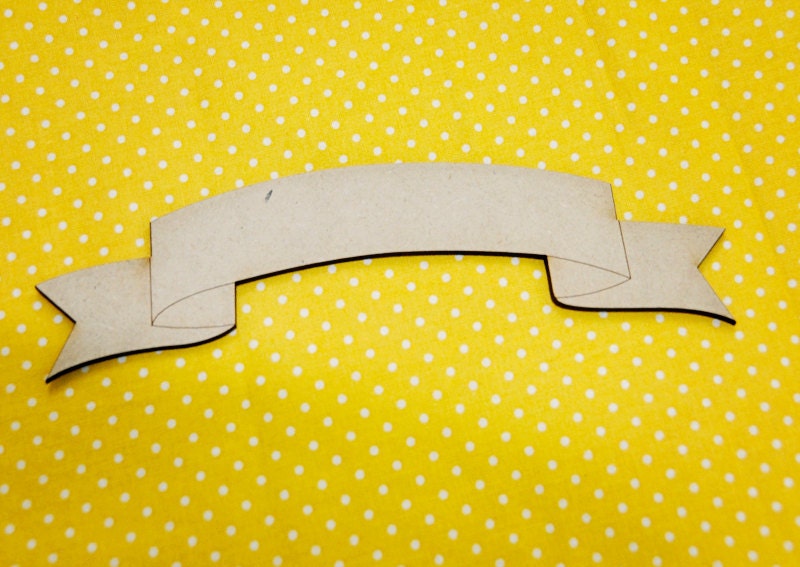 DIY Banner Cake Topper for birthday or wedding