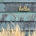 Little Hello Wall Sign