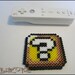 Pixel Art Mario Question Block Perler Beads