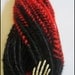 Black and Red Transitional Cyber Goth Double Ended Dreads