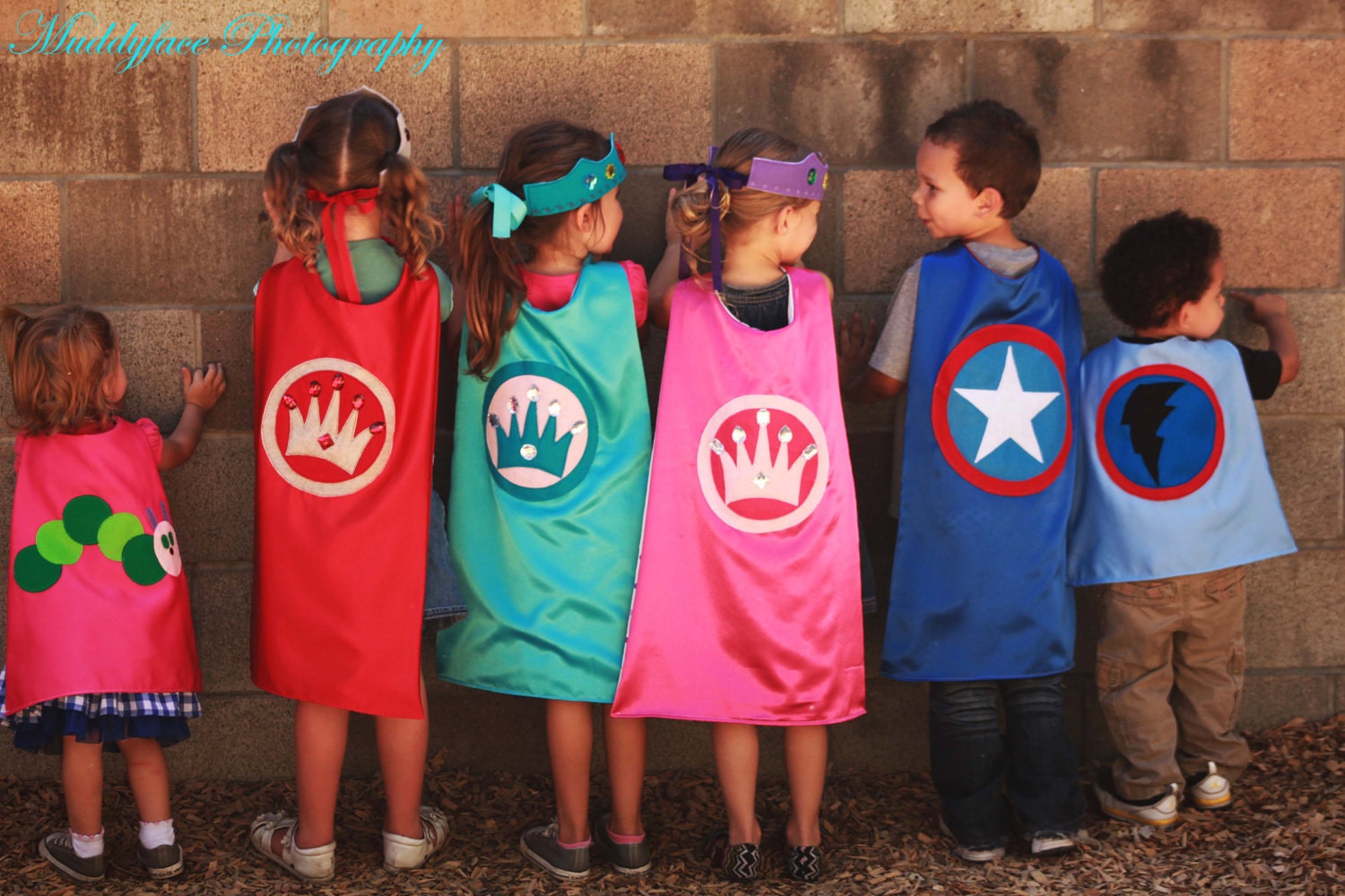 5 Super Kid Capes Design Your Own Party Pack